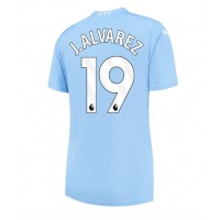 Manchester City Julian Alvarez #19 Kotipaita Naiset 2023-24 Lyhythihainen